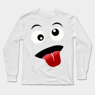 Emoji - mad face Long Sleeve T-Shirt